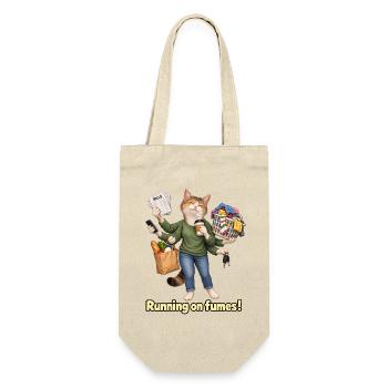 Auf dem Lauf der Dämpfe - Geschenkbeutel für Flaschen - Natur - Vorne