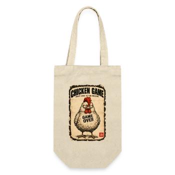  Chicken Game Don’t Look at the Chicken  - Geschenkbeutel für Flaschen - Natur - Vorne