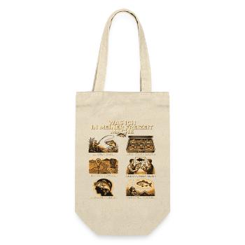 Was ich in meiner Freizeit mache - Geschenkbeutel für Flaschen - Natur - Vorne