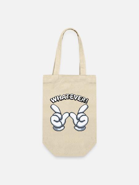 Wie auch immer! - Geschenkbeutel für Flaschen - Natur