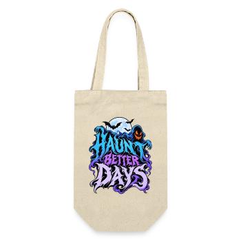 Haunt Better Days - Geschenkbeutel für Flaschen - Natur - Vorne