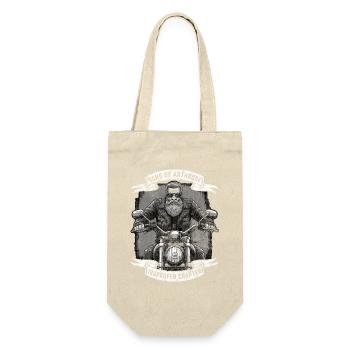 Sons of Arthrose Biker Motorrad Ibuprofen Spruch - Geschenkbeutel für Flaschen - Natur - Vorne