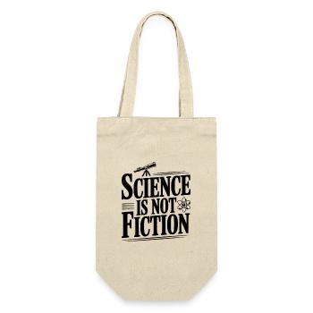 Wissenschaft ist keine Fiktion - Geschenkbeutel für Flaschen - Natur - Vorne
