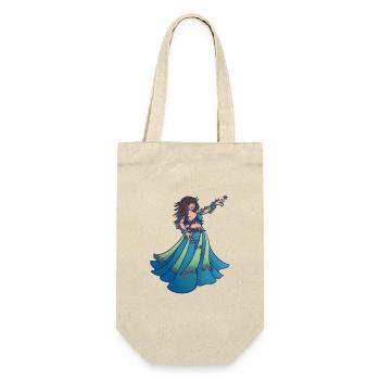 Azure Star Dancer - Geschenkbeutel für Flaschen - Natur - Vorne
