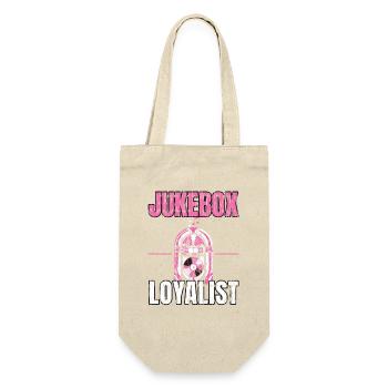 Sock Hop - Jukebox Loyalist - Fuenfziger Party - Geschenkbeutel für Flaschen - Natur - Vorne