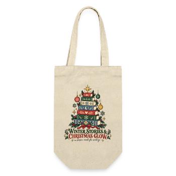 Winter Stories & Christmas Glow – Weihnachten - Geschenkbeutel für Flaschen - Natur - Vorne