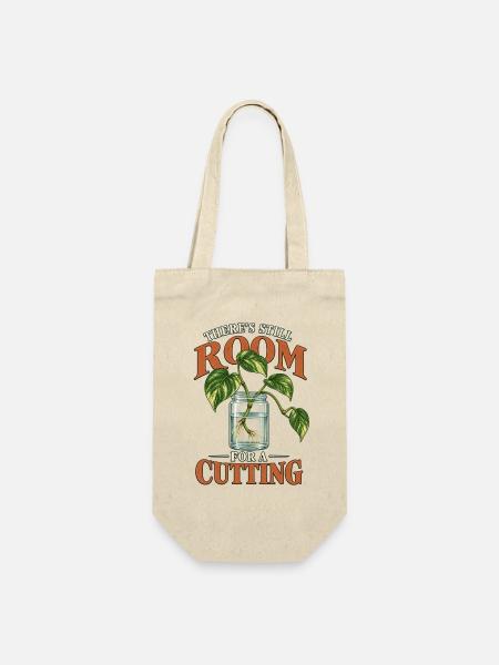 Es ist noch Platz für einen Stichling - Geschenkbeutel für Flaschen - Natur