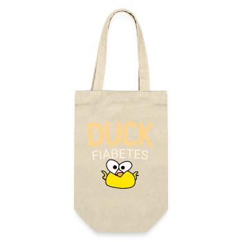 Ente Fiabetes wieder  - Geschenkbeutel für Flaschen - Natur - Vorne