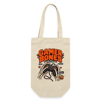 Gamer Knochen Anatomie - Geschenkbeutel für Flaschen - Natur - Vorne