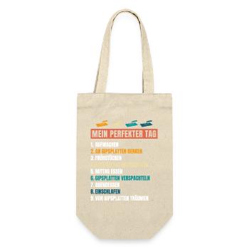 Trockenbau Trockenbauer Trockenbaumonteur Geschenk - Geschenkbeutel für Flaschen - Natur - Vorne