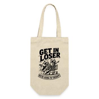 Get In Loser - Geschenkbeutel für Flaschen - Natur - Vorne