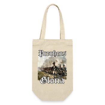 Preußische Uniform Geschenk preußisch blau Flagge - Geschenkbeutel für Flaschen - Natur - Vorne