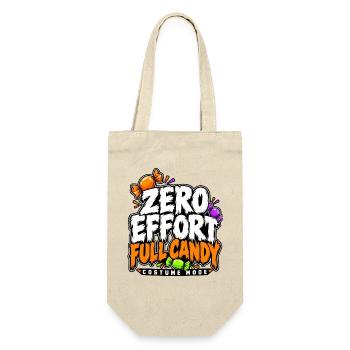 Zero Effort Full Candy Mode - Geschenkbeutel für Flaschen - Natur - Vorne