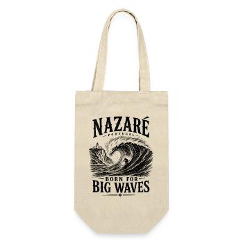 Nazaré Portugal - Geschenkbeutel für Flaschen - Natur - Vorne