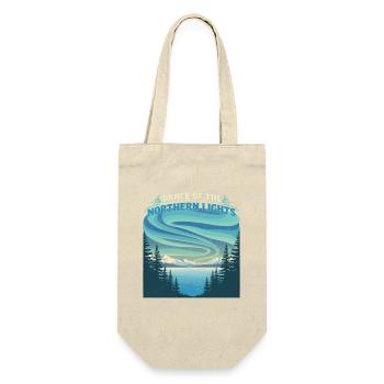 Aurora Polaris Dance Of Northern Lights - Geschenkbeutel für Flaschen - Natur - Vorne