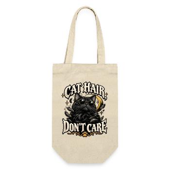 Chic Cat Attitude Katzengold - Geschenkbeutel für Flaschen - Natur - Vorne