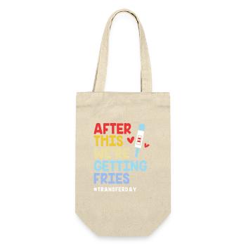 Embryo Transfer Tag Fötus - Geschenkbeutel für Flaschen - Natur - Vorne