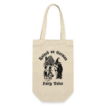 Raised on German Fairy Tails Hänsel und Gretel - Geschenkbeutel für Flaschen - Natur - Vorne