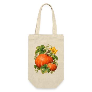 Hokkaido Kürbisernte - Geschenkbeutel für Flaschen - Natur - Vorne