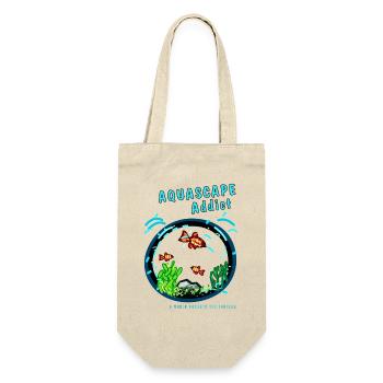 AQUASCAPE Addict - Geschenkbeutel für Flaschen - Natur - Vorne