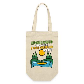 SPREEWALD AUSFLUG - Geschenkbeutel für Flaschen - Natur - Vorne