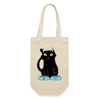 Personal Cat - Geschenkbeutel für Flaschen - Natur - Vorne