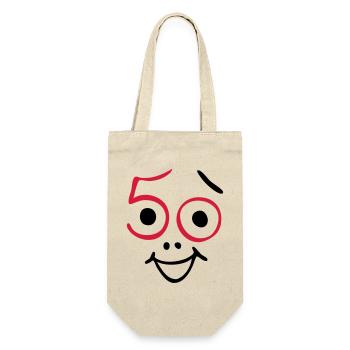 50 ans et toujours frais! - Sac à bouteille - nature - Devant