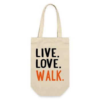 6254398 115202571 walk - Geschenkbeutel für Flaschen - Natur - Vorne