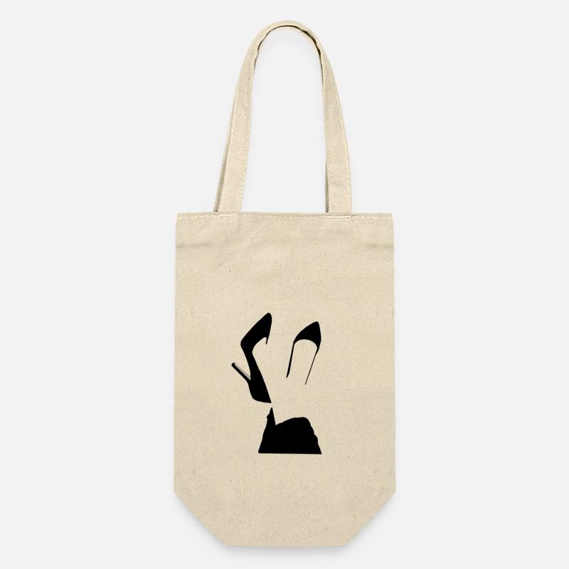 Silhouette de talons hauts – Style glamour - Sac à bouteille - nature