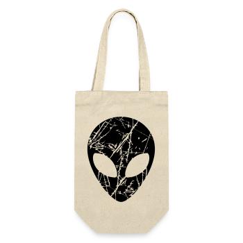 Cracked head alien - Gift Bag for Bottles - nature - Front