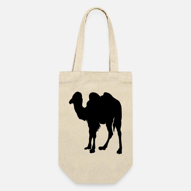 Kamel, Kamel - Geschenkbeutel für Flaschen - Natur