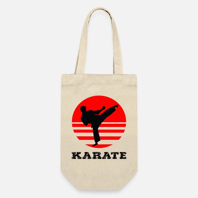 Karate - Geschenkbeutel für Flaschen - Natur