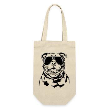 STAFFORDSHIRE BULL TERRIER cool chiens Wilsigns - Sac à bouteille - nature - Devant