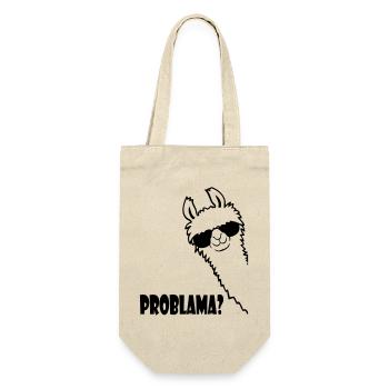 Lama Problama Question - Sac à bouteille - nature - Devant