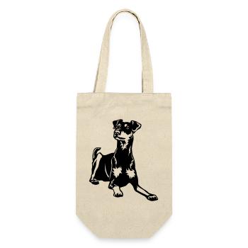 Pinscher allemand - Sac à bouteille - nature - Devant