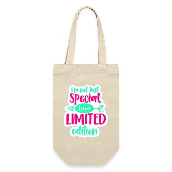 Je ne suis pas spécial, je suis une édition limitée* - Sac à bouteille - nature - Devant