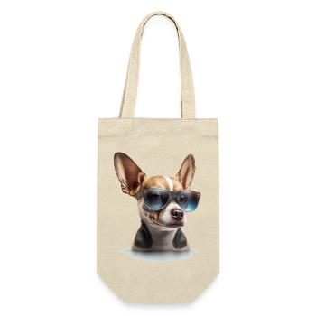 Chiwawa cool avec lunettes de soleil - Sac à bouteille - nature - Devant