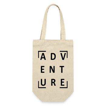 Adventure Travel Hiking Mountain - Geschenkbeutel für Flaschen - Natur - Vorne