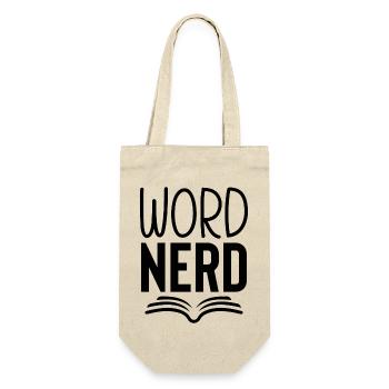 Nerd des mots - Sac à bouteille - nature - Devant