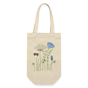 dried flowers flower meadow - Gift Bag for Bottles - nature - Front