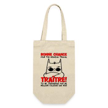 Départ collègue travail nouvel emploi bonne chance - Sac à bouteille - nature - Devant