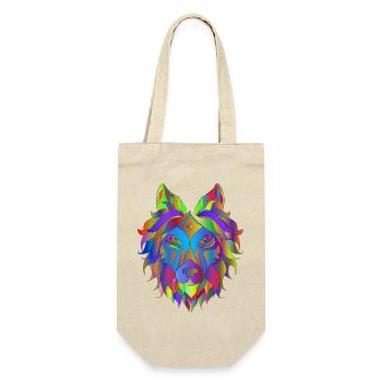Wolf - Gift Bag for Bottles - nature - Front