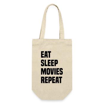 Manger des films de sommeil Répéter - Sac à bouteille - nature - Devant