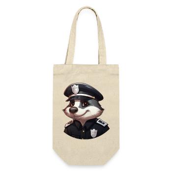 Badger Policewoman - Gift Bag for Bottles - nature - Front