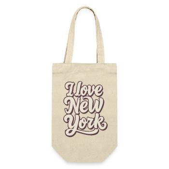 I Love New York City Big Apple USA America - Gift Bag for Bottles - nature - Front