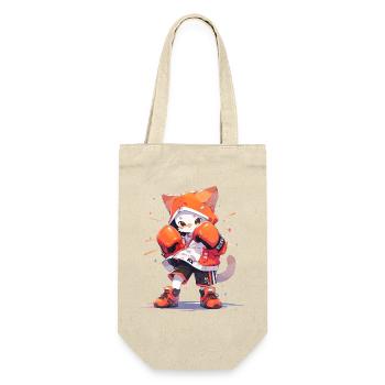 Funny Cat Boxing MMA Kawaii Martial Arts Animals - Gift Bag for Bottles - nature - Front