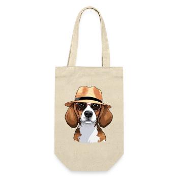Cavalier King Charles, Beagle, Dog - Gift Bag for Bottles - nature - Front