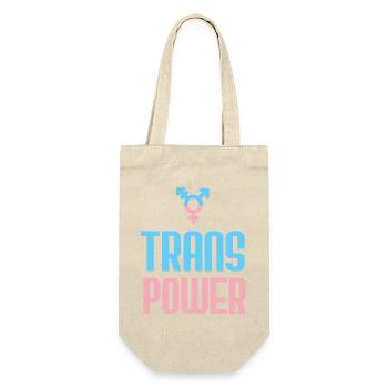 LGBT Pride Month - Trans Power - Gift Bag for Bottles - nature - Front