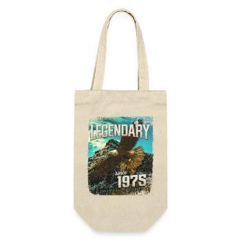 Legendary since 1975 - Gift Bag for Bottles - nature - Front