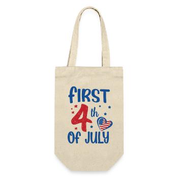 Premier 4 juillet Jour de l’indépendance Amérique - Sac à bouteille - nature - Devant